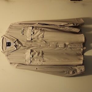 Pudolla Long Sleeve Outdoor Fishing Shirt Hiking small